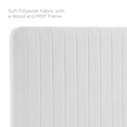 Modway Milenna Channel Tufted Upholstered Fabric King/California King Headboard