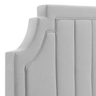 Modway Alyona Channel Tufted Performance Velvet Twin Headboard