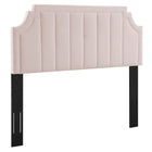 Modway Alyona Channel Tufted Performance Velvet Twin Headboard  