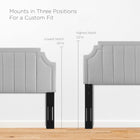 Modway Alyona Channel Tufted Performance Velvet Full/Queen Headboard
