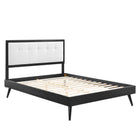 Modway Willow Wood Queen Platform Bed With Splayed Legs