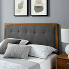 Modway Willow Wood Queen Platform Bed With Splayed Legs