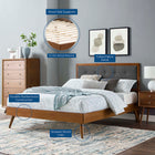 Modway Willow Wood Queen Platform Bed With Splayed Legs