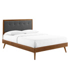 Modway Willow Wood Queen Platform Bed With Splayed Legs  