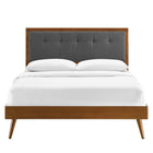 Modway Willow Wood Queen Platform Bed With Splayed Legs