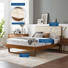 Modway Bridgette Wood Queen Platform Bed With Angular Frame