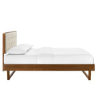 Modway Bridgette Wood Queen Platform Bed With Angular Frame