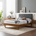 Modway Bridgette Wood Queen Platform Bed With Angular Frame