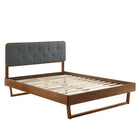 Modway Bridgette Wood Queen Platform Bed With Angular Frame