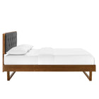 Modway Bridgette Wood Queen Platform Bed With Angular Frame