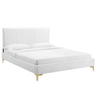 Modway Peyton Performance Velvet Queen Platform Bed  