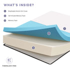 Modway Aveline 12" Memory Foam King Mattress