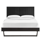 Modway Alana Wood Full Platform Bed With Angular Frame