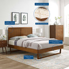 Modway Alana Wood Full Platform Bed With Angular Frame