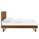 Modway Alana Wood King Platform Bed With Angular Frame