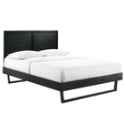 Modway Marlee Wood Full Platform Bed With Angular Frame  