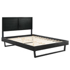 Modway Marlee Wood Full Platform Bed With Angular Frame