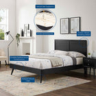 Modway Marlee Wood Full Platform Bed With Splayed Legs