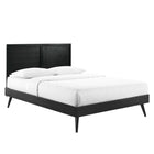 Modway Marlee Wood King Platform Bed With Splayed Legs  