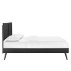 Modway Marlee Wood King Platform Bed With Splayed Legs