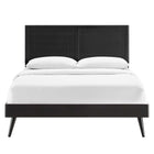 Modway Marlee Wood King Platform Bed With Splayed Legs