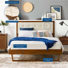 Modway Willow Wood King Platform Bed With Angular Frame