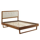 Modway Willow Wood King Platform Bed With Angular Frame