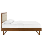 Modway Willow Wood King Platform Bed With Angular Frame