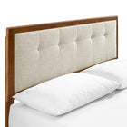 Modway Willow Wood King Platform Bed With Angular Frame