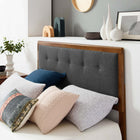 Modway Willow Wood King Platform Bed With Angular Frame