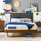 Modway Willow Wood King Platform Bed With Angular Frame