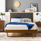 Modway Willow Wood King Platform Bed With Angular Frame