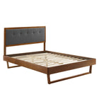 Modway Willow Wood King Platform Bed With Angular Frame