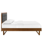 Modway Willow Wood King Platform Bed With Angular Frame