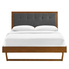 Modway Willow Wood King Platform Bed With Angular Frame
