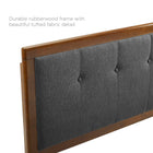 Modway Willow Wood King Platform Bed With Angular Frame