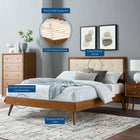 Modway Willow Wood Full Platform Bed With Splayed Legs