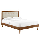 Modway Willow Wood Full Platform Bed With Splayed Legs  
