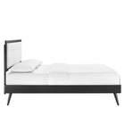 Modway Willow Wood King Platform Bed With Splayed Legs