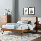 Modway Willow Wood King Platform Bed With Splayed Legs