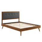 Modway Willow Wood King Platform Bed With Splayed Legs