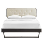 Modway Bridgette Wood Full Platform Bed With Angular Frame