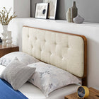 Modway Bridgette Wood Full Platform Bed With Angular Frame