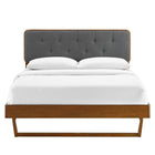 Modway Bridgette Wood Twin Platform Bed With Angular Frame