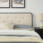Modway Bridgette Wood Full Platform Bed With Splayed Legs