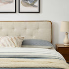 Modway Bridgette Wood Twin Platform Bed With Splayed Legs
