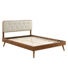 Modway Bridgette Wood Twin Platform Bed With Splayed Legs