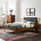 Modway Bridgette Wood Twin Platform Bed With Splayed Legs