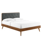 Modway Bridgette Wood Twin Platform Bed With Splayed Legs  