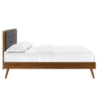 Modway Bridgette Wood Twin Platform Bed With Splayed Legs
